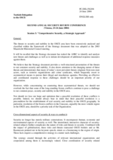 Contribution by the Turkish Delegation, Session 3