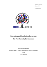 "Preventing and Combating Terrorism: The New Security Environment" - contribution by ODIHR