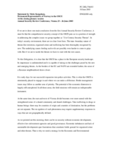 Closing statement by Mette Kongshem, Permanent Representative of Norway to the OSCE