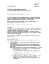 Statement by W. Ehrlich of the Austrian Delegation, working group A