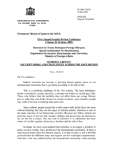 Statement by Tomás Rodríguez Pantoja-Márquez, Ministry of Foreign Affairs of Spain, working group C