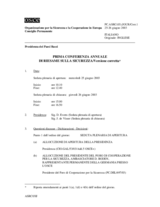 Journal of the First Annual Security Review Conference (it)