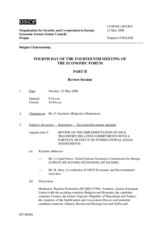 Journal of the Fourth Day of the Fourteenth Meeting of the Economic Forum, Part II