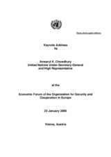 Keynote address by Anwarul K. Chowdhury, United Nations Under-Secretary-General and High Representative