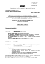 Annotated Agenda
