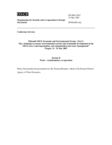 Presentation by Mr. Rustem Khamitov, Head of the Russian Federal Agency of Water Resources