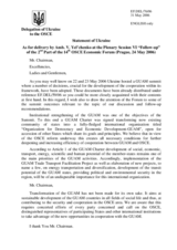 Statement by the Delegation of Ukraine