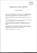 Statement by the Delegation of Turkey