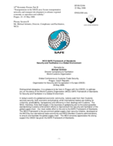 Remarks by Michael Schmitz, Director Compliance & Facilitation, World Customs Organization, "WCO SAFE Framework of Standards, Security and Facilitation in a Global Environment"
