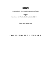 Consolidated summary of the preparatory seminar for the 8th Economic Forum Consolidated summary of the preparatory seminar for the 8th Economic Forum