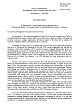 Closing speech by Ambassador Urban Rusnak, Special Representative for External Energy Security, Slovak Ministry of Foreign Affairs Closing speech by Ambassador Urban Rusnak, Special Representative for External Energy Security, Slovak Ministry of Foreign Affairs