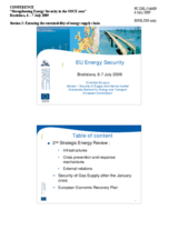 Presentation by Cristobal Burgos, Adviser to Directorate General for Energy and Transport, European Commission Presentation by Cristobal Burgos, Adviser to Directorate General for Energy and Transport, European Commission
