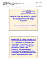 Presentation by Theodore Shtilkind, Advisor, Department of International Co-operation, Ministry of Energy and Andrey Smorodin, Minitry of Foreign Affairs - Russia Presentation by Theodore Shtilkind, Advisor, Department of International Co-operation, Ministry of Energy and Andrey Smorodin, Minitry of Foreign Affairs - Russia