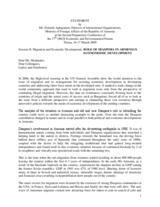 Presentation by Dziunik Aghajanyan, Head of the Department for International Organizations, Ministry of Foreign Affairs, Armenia Presentation by Dziunik Aghajanyan, Head of the Department for International Organizations, Ministry of Foreign Affairs, Armenia