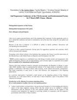 Presentation by Andrea Marto, Deputy Minister/Secretary General, Ministry of Labour, Social Affairs and Equal Opportunities, Albania Presentation by Andrea Marto, Deputy Minister/Secretary General, Ministry of Labour, Social Affairs and Equal Opportunities, Albania