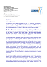 Welcome speech by Alexandros Tsiatsiamis, Special Secretary for the Development of International Programes, Ministry of Foreign Affairs of Greece Welcome speech by Alexandros Tsiatsiamis, Special Secretary for the Development of International Programes, Ministry of Foreign Affairs of Greece