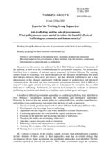 Report of the Working Group Rapporteur, Working group B