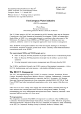 Presentation by Pierre Hecq, European Commission Directorate General for Water, Chemicals, Cohesion Presentation by Pierre Hecq, European Commission Directorate General for Water, Chemicals, Cohesion