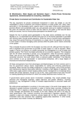 Presentation by M. Mirakhmedov, Water Supply and Sanitation Expert, Public-Private Partnership Agreements, Islohotkonsaltservis Consulting, Uzbekistan Presentation by M. Mirakhmedov, Water Supply and Sanitation Expert, Public-Private Partnership Agreements, Islohotkonsaltservis Consulting, Uzbekistan