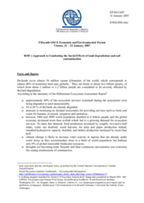 IOM's Approach to combating the Social Effects of land degradation and soil contamination IOM's Approach to combating the Social Effects of land degradation and soil contamination