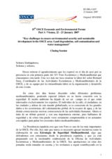 Closing statement by Ambassador Carlos Sanchez de Boado, Permanent Representative of Spain to the OSCE, OSCE Chairmanship (es)