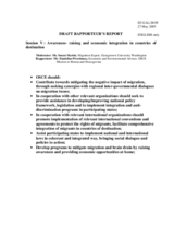 Draft Rapporteur's Report. Rapporteur: Mr. Danielius Pivoriunas, Economic and Environmental Adviser, OSCE Mission to Bosnia and Herzegovina