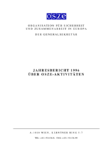 OSCE Annual Report 1996 (de)