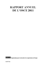 OSCE Rapport annuel 2011