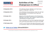 Report on the activities of the Chairperson-in-Office