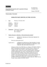 Journal of the 1019th Plenary Meeting of the Permanent Council