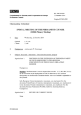 Journal of the 1020th Special Plenary Meeting of the Permanent Council