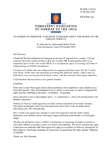 Statement by the Delegation of Norway on rights of children in Norway