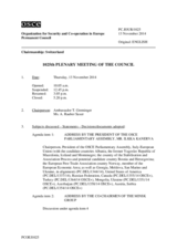 Journal of the 1025th Plenary Meeting of the Permanent Council