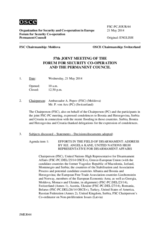 Journal of the 57th Joint Meeting of the Forum for Security Cooperation and the Permanent Council 