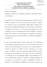 Statement by H.E. Harlem Desir, State Secretary of European Affairs