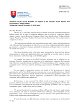 Joint Statement on the Security Sector Reform and Governance