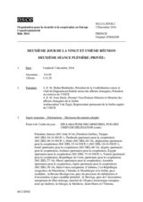 Journal of the Second Plenary Session