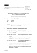 Journal of the First Plenary Session