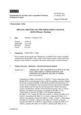 Journal of the 1033rd Special Plenary Meeting of the Permanent Council