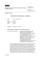 Giornale della 1030a Seduta plenaria del Consiglio permanente