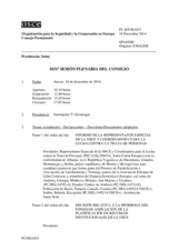 Diario de la 1031ª Sesión plenaria del Consejo Permanente 