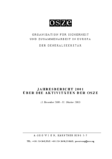 OSCE Annual Report 2001 (de)