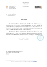 Response by the Delegation of Serbia to the Questionnaire on the Code of Conduct on Politico-Military Aspects of Security