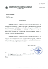 Response by the Delegation of Germany to the Questionnaire on the Code of Conduct on Politico-Military Aspects of Security