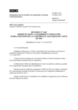 Décision No 1165 du Conseil permanent