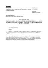 Decisión Nº 1160 del Consejo Permanente