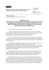 Décision No 2/15 du Forum pour la coopération en matière de sécurité