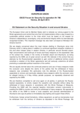 Statement by the Latvian EU Presidency on the situation in and around Ukraine