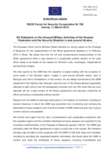 Statement by the Latvian EU Presidency on the situation in and around Ukraine