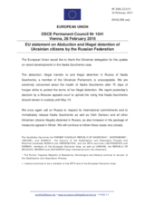 Statement by the Latvian EU Presidency on the abduction and illegal detention of Ukrainian citizens by the Russian Federation